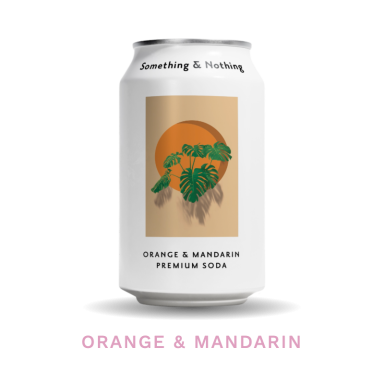 Something & Nothing Orange & Mandarin Premium Soda