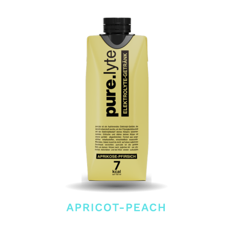 pure.lyte Apricot-Peach electrolyte drink