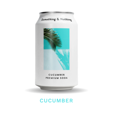 Something & Nothing Cucumber Premium Soda